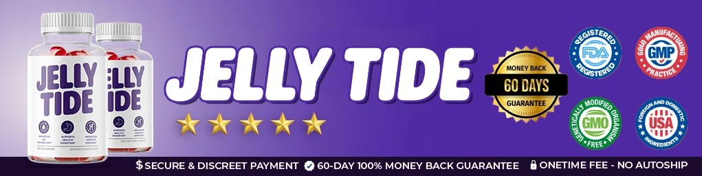 Jelly Tide certifications: GMP-certified, FDA-registered, Made in USA